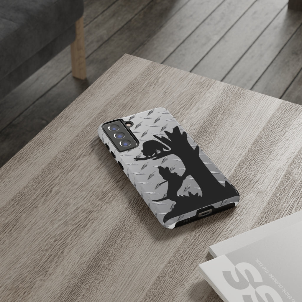 Treed Coon Diamond Plate Look Samsung Tough Cases - coonhoundin