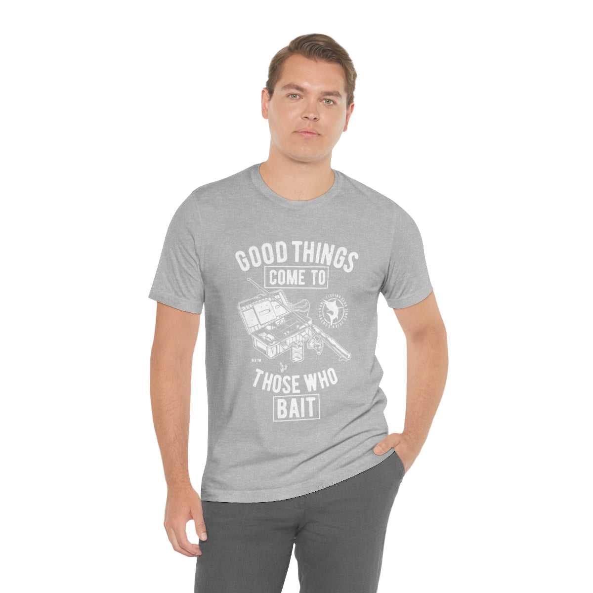 Fishing Bait Unisex Jersey Short Sleeve Tee - coonhoundin