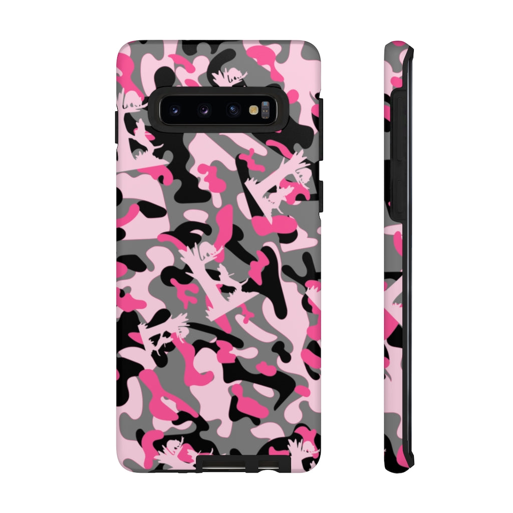 Samsung Treed Coon Pink Camo Tough Cases - coonhoundin