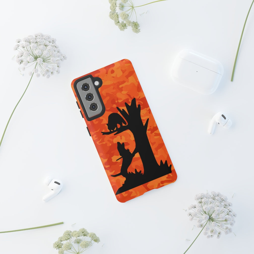 Samsung Treed Coon Orange Camo Tough Cases - coonhoundin