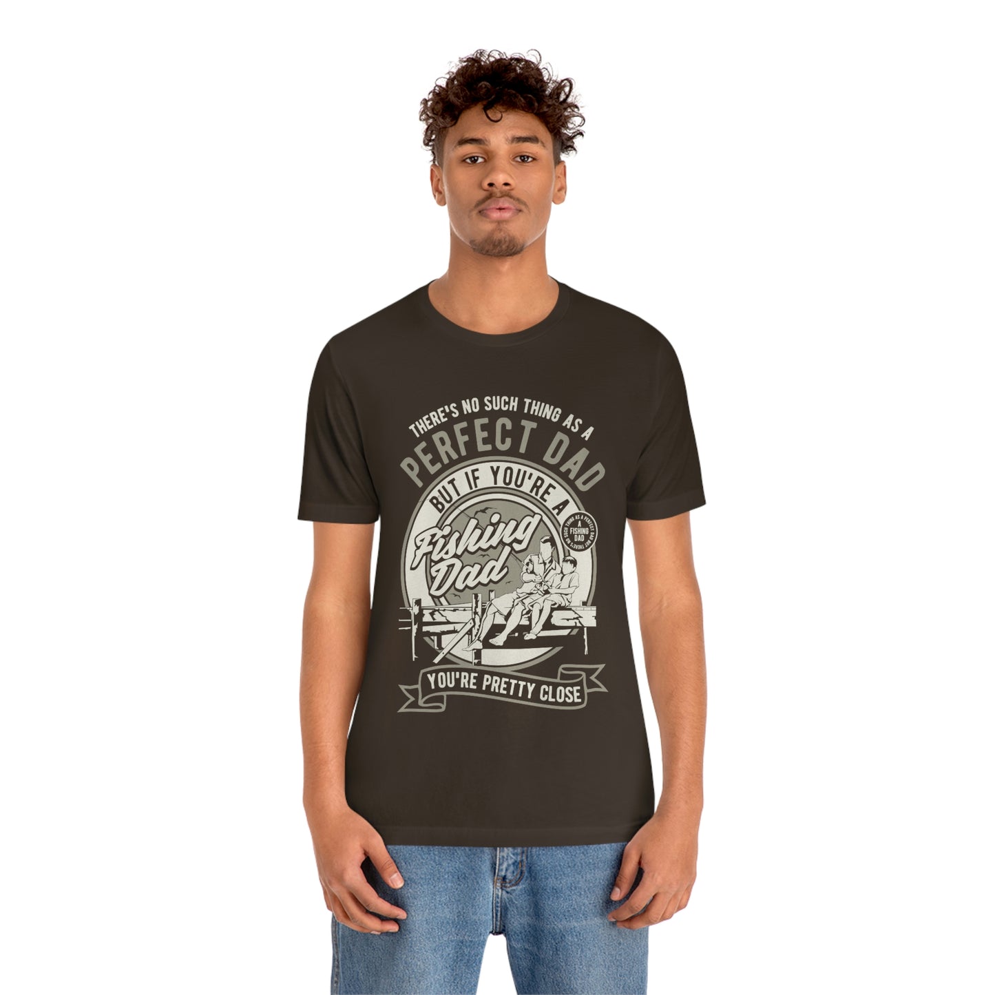 Fishing Dad Unisex Jersey Short Sleeve Tee - coonhoundin