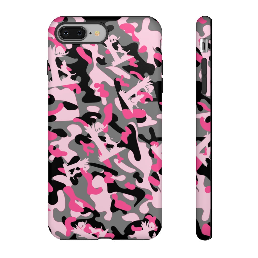 iPhone Pink Camo Treed Coon Tough Cases - coonhoundin