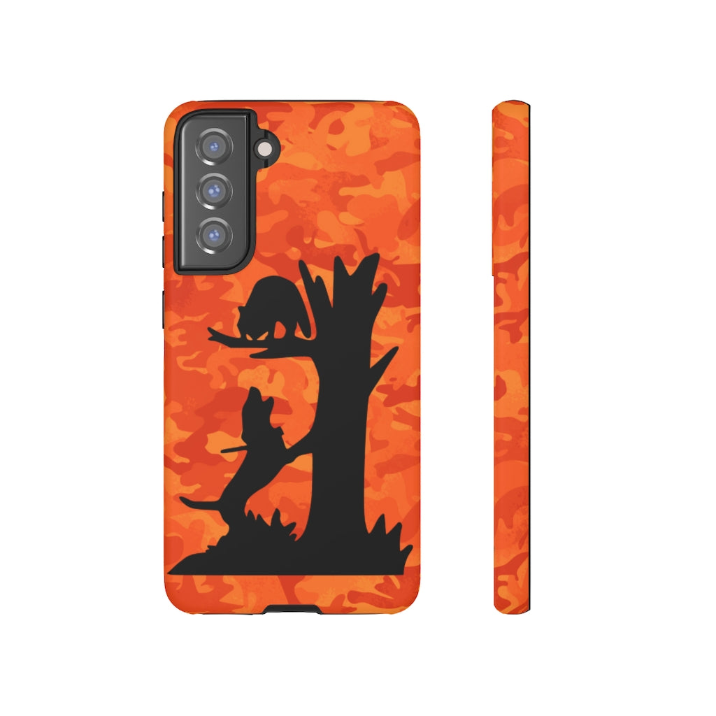 Samsung Treed Coon Orange Camo Tough Cases - coonhoundin