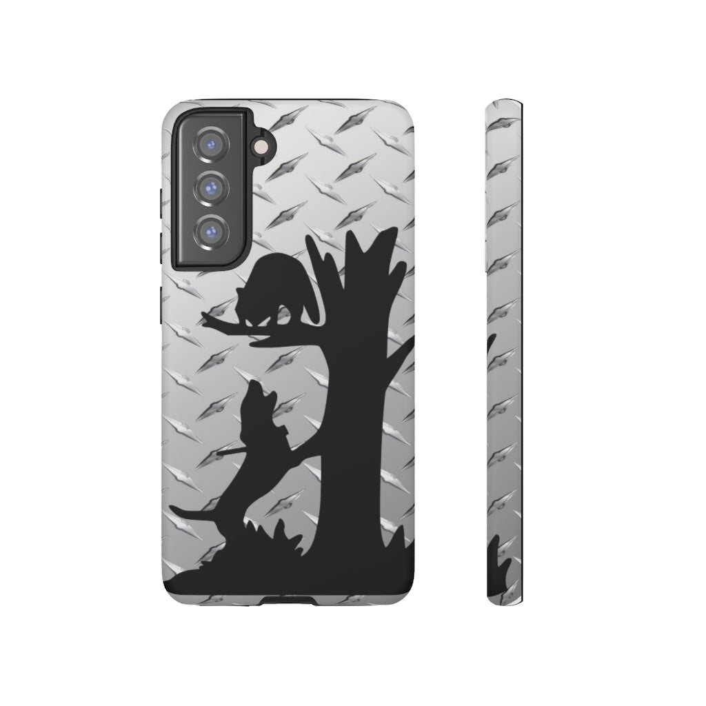 Treed Coon Diamond Plate Look Samsung Tough Cases - coonhoundin