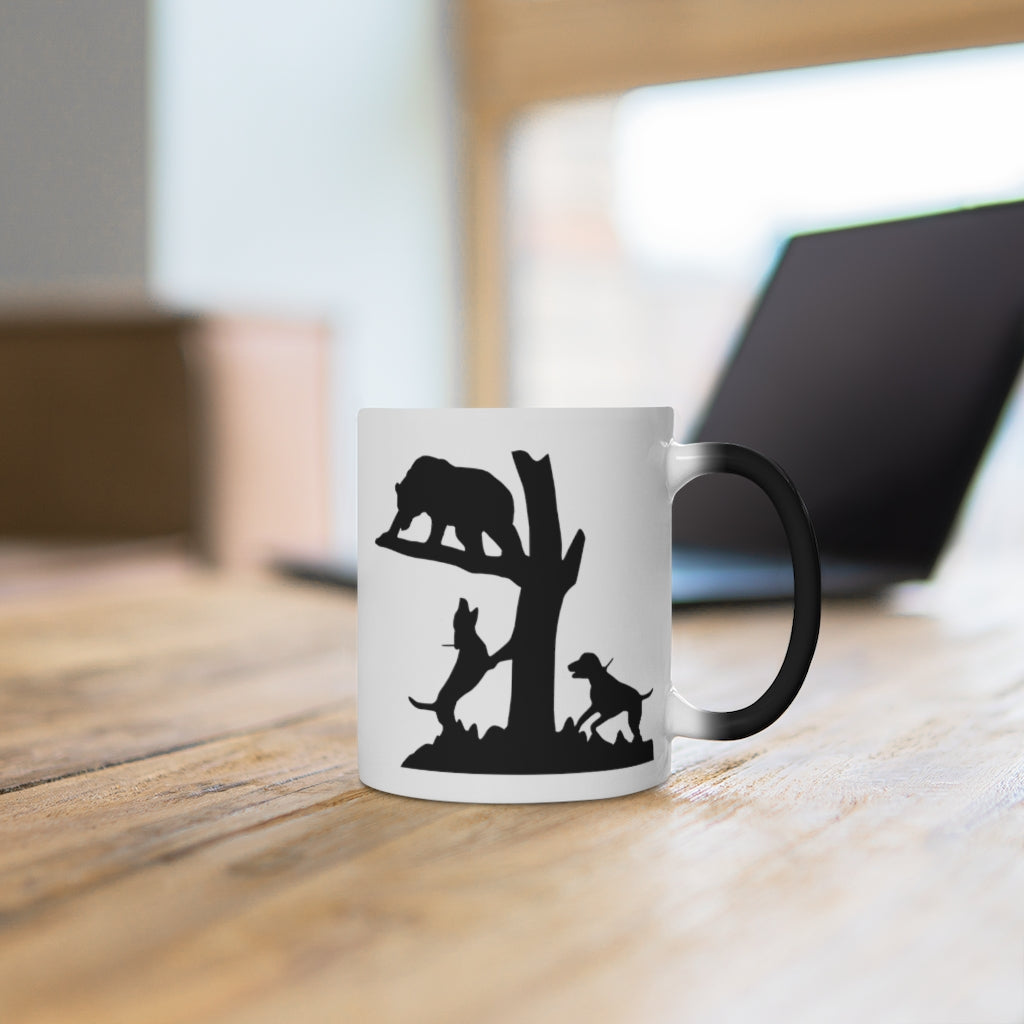 Bear Hunting Color Changing Mug - coonhoundin