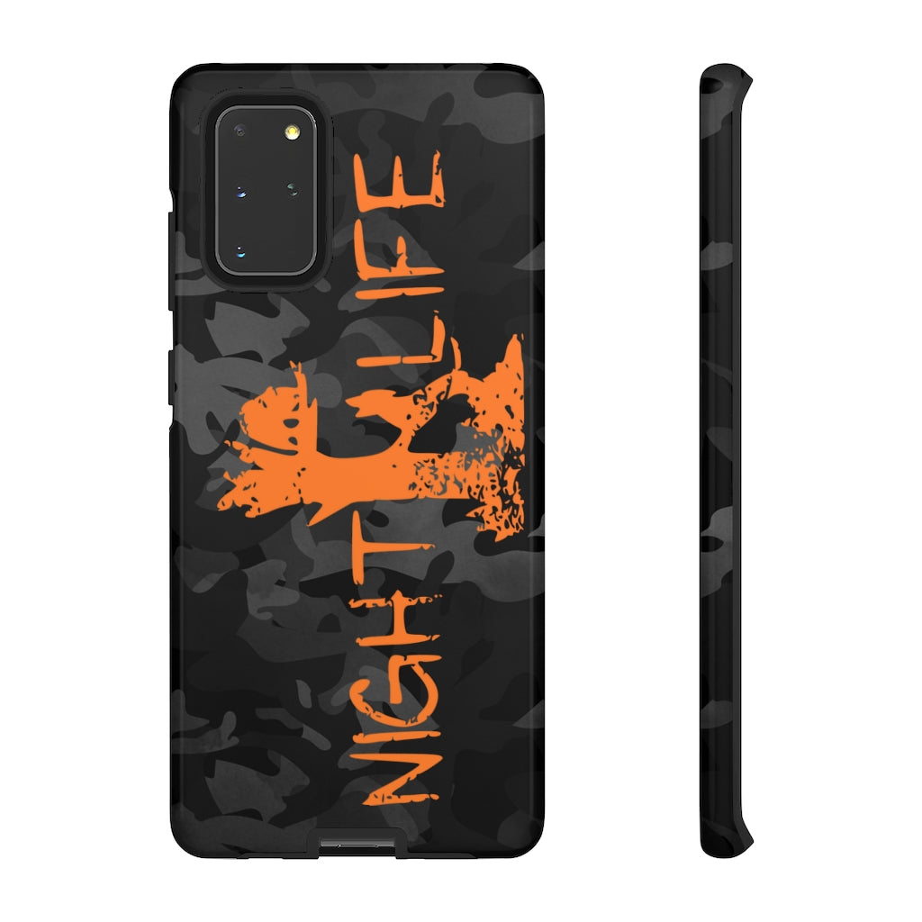 Night Life Black Camo Samsung Phone Cases - coonhoundin