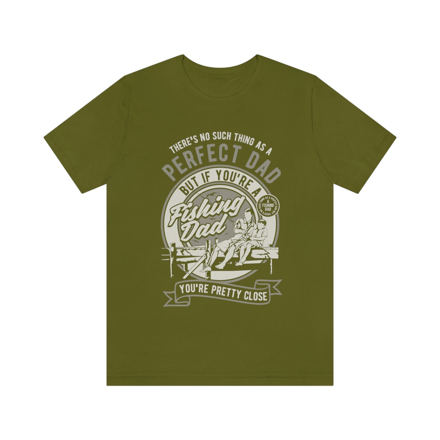 Fishing Dad Unisex Jersey Short Sleeve Tee - coonhoundin
