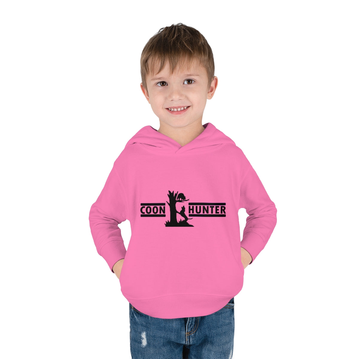 Coon Hunter Toddler Hooded Sweatshirt - coonhoundin