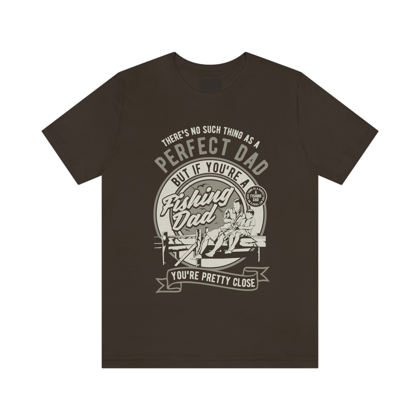 Fishing Dad Unisex Jersey Short Sleeve Tee - coonhoundin