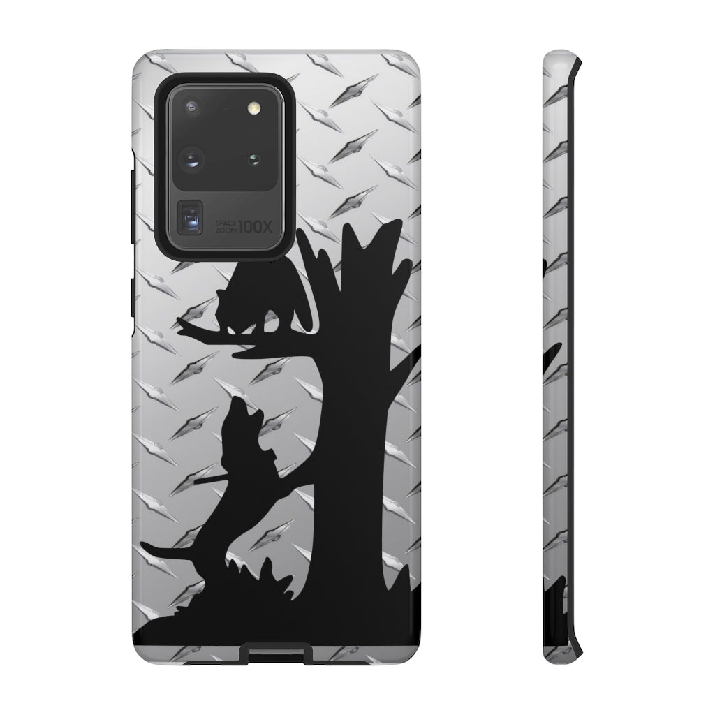 Treed Coon Diamond Plate Look Samsung Tough Cases - coonhoundin