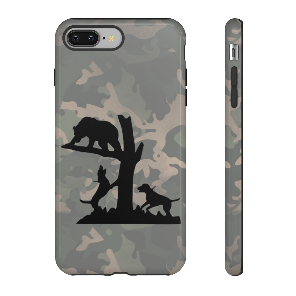 iPhone Camo Bear Hunting Tough Cases - coonhoundin