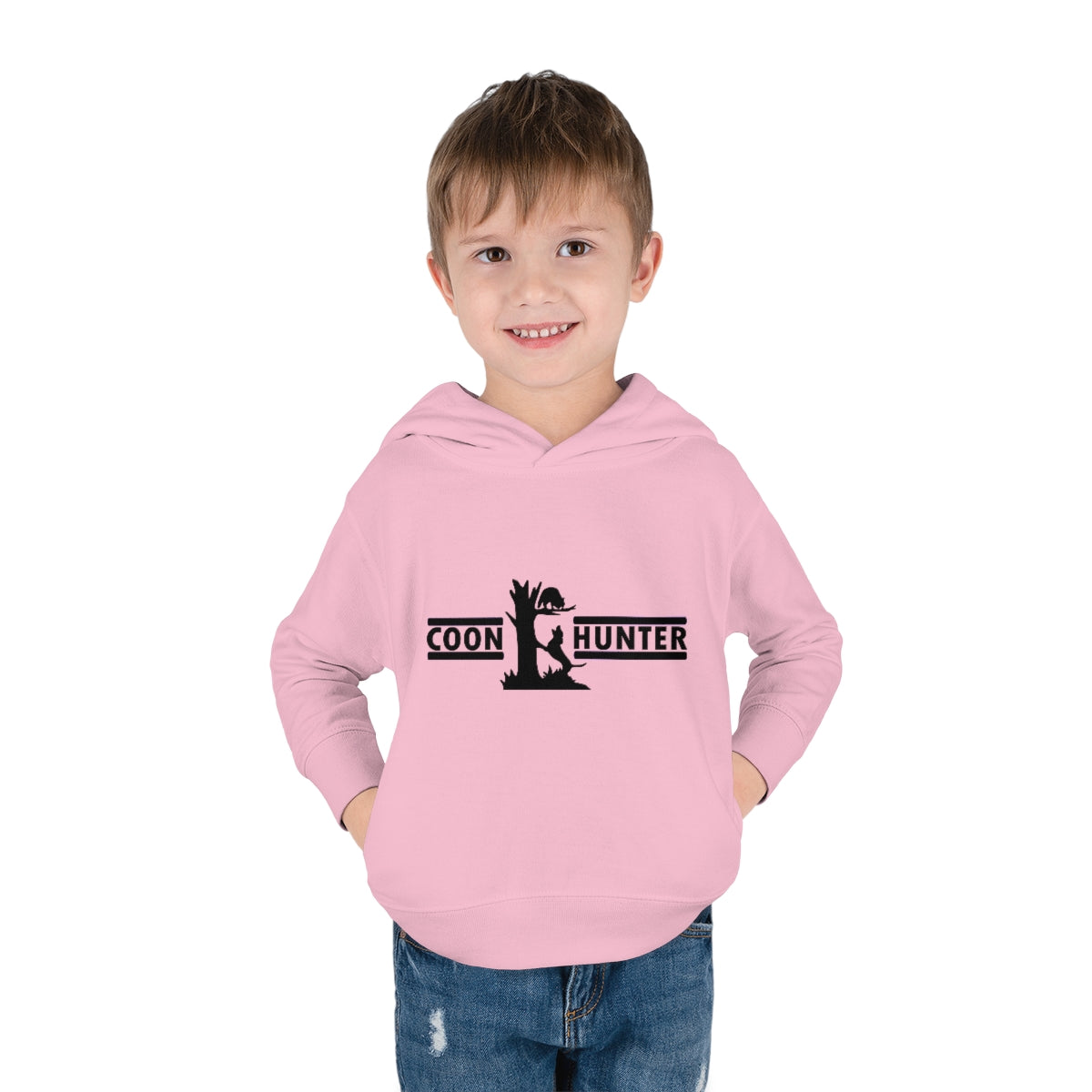 Coon Hunter Toddler Hooded Sweatshirt - coonhoundin