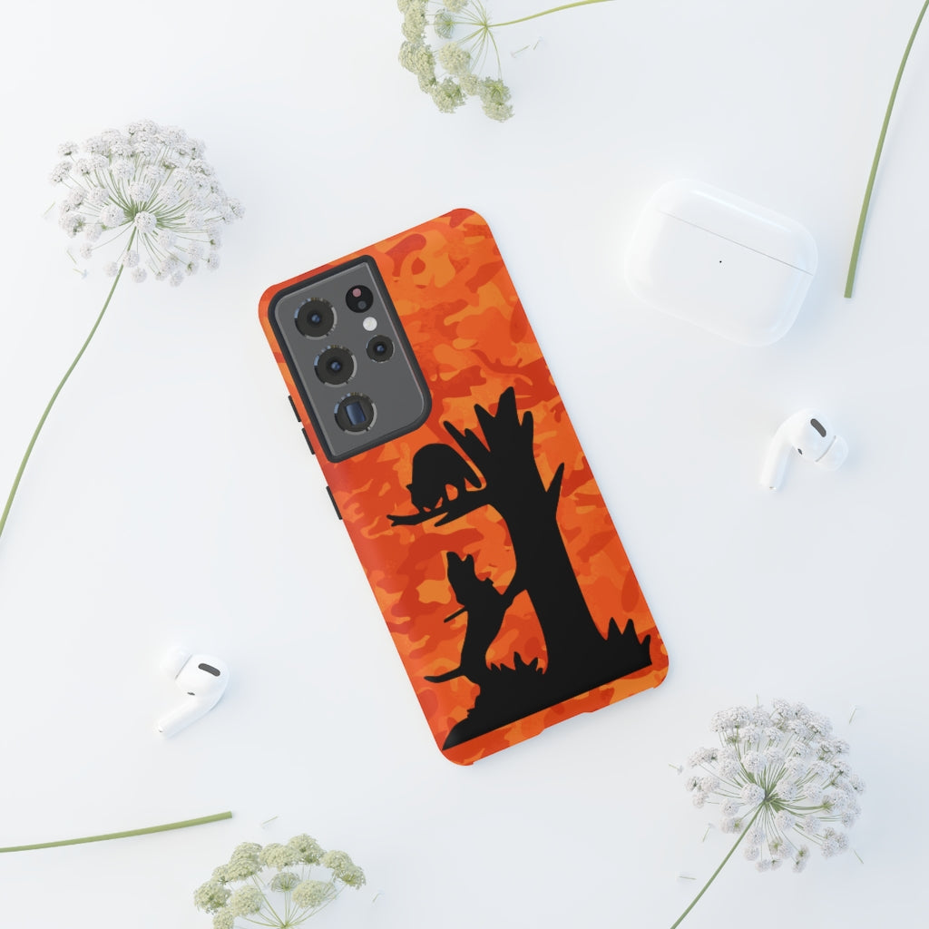 Samsung Treed Coon Orange Camo Tough Cases - coonhoundin