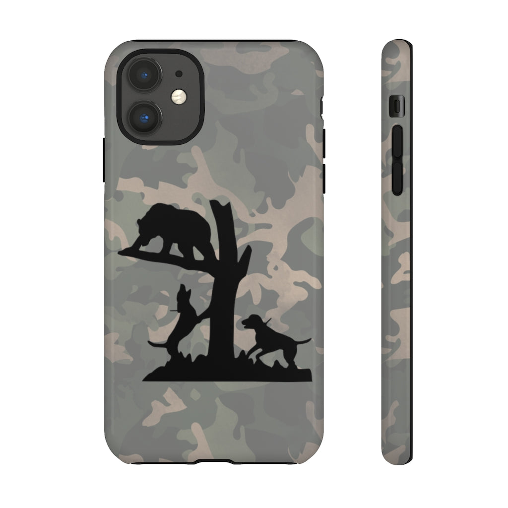 iPhone Camo Bear Hunting Tough Cases - coonhoundin