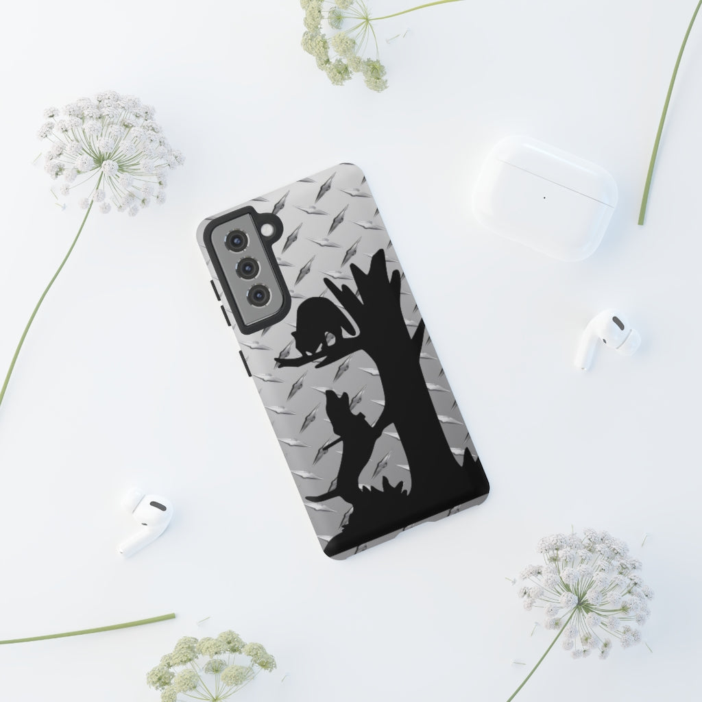 Treed Coon Diamond Plate Look Samsung Tough Cases - coonhoundin