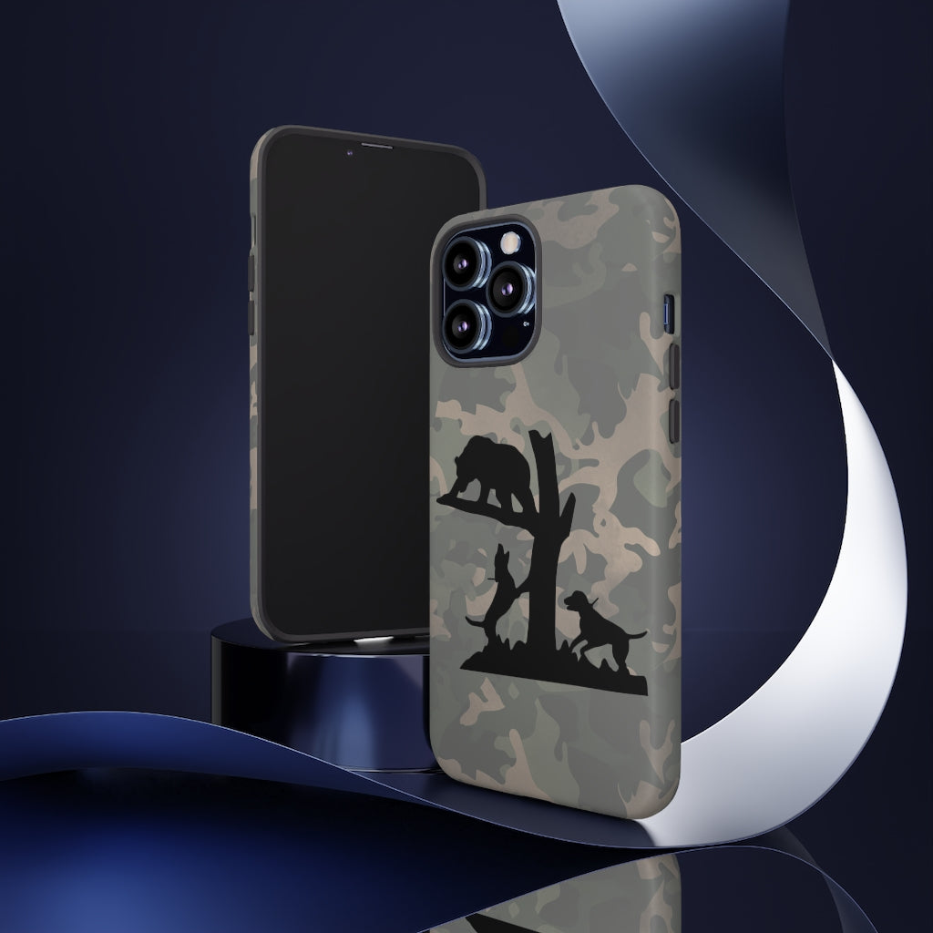 iPhone Camo Bear Hunting Tough Cases - coonhoundin