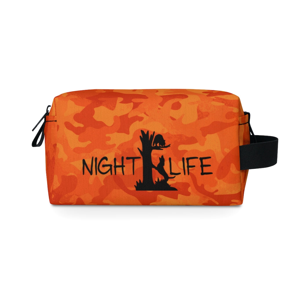 Coon Hunting Orange Camo Toiletry Bag - coonhoundin