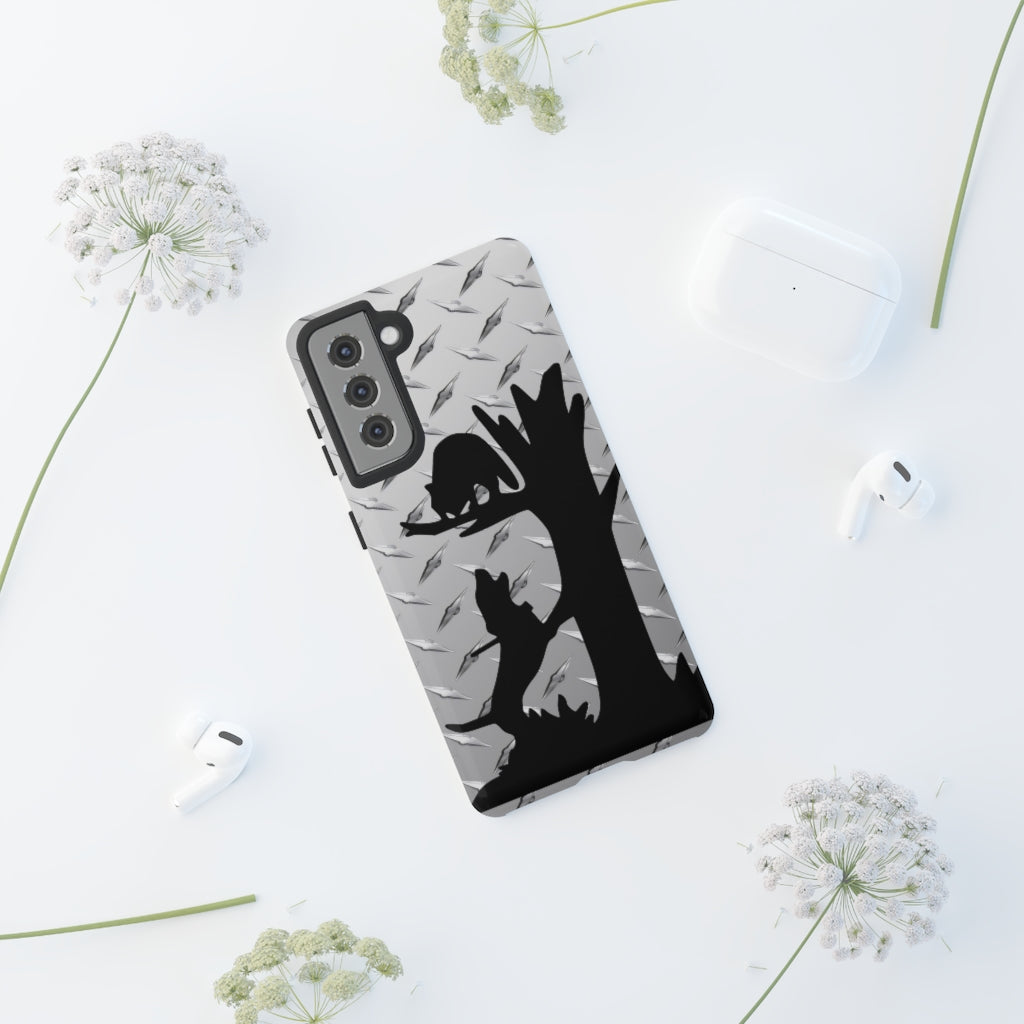 Treed Coon Diamond Plate Look Samsung Tough Cases - coonhoundin