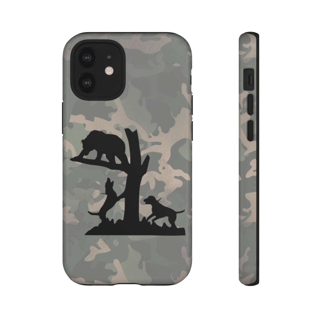 iPhone Camo Bear Hunting Tough Cases - coonhoundin