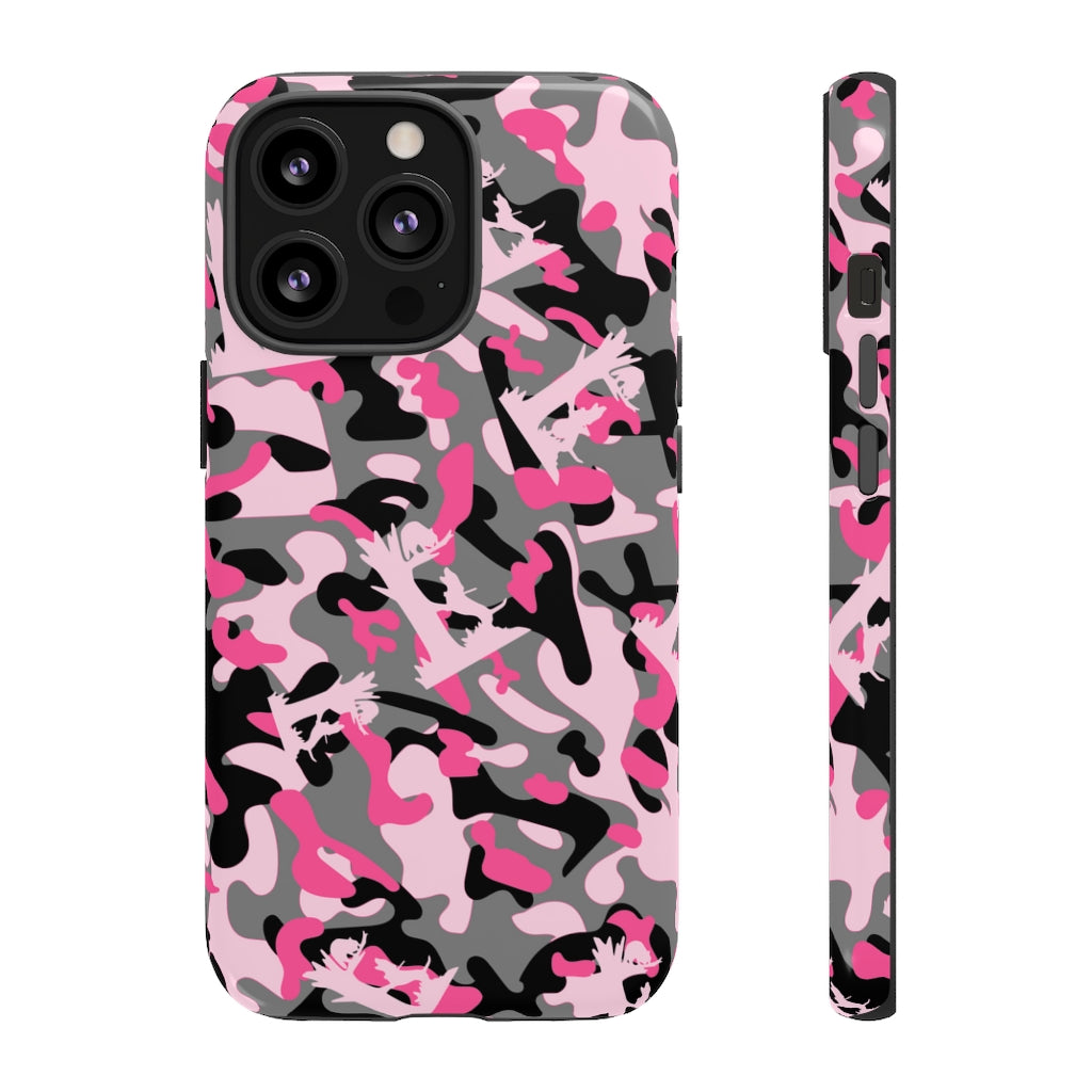 iPhone Pink Camo Treed Coon Tough Cases - coonhoundin