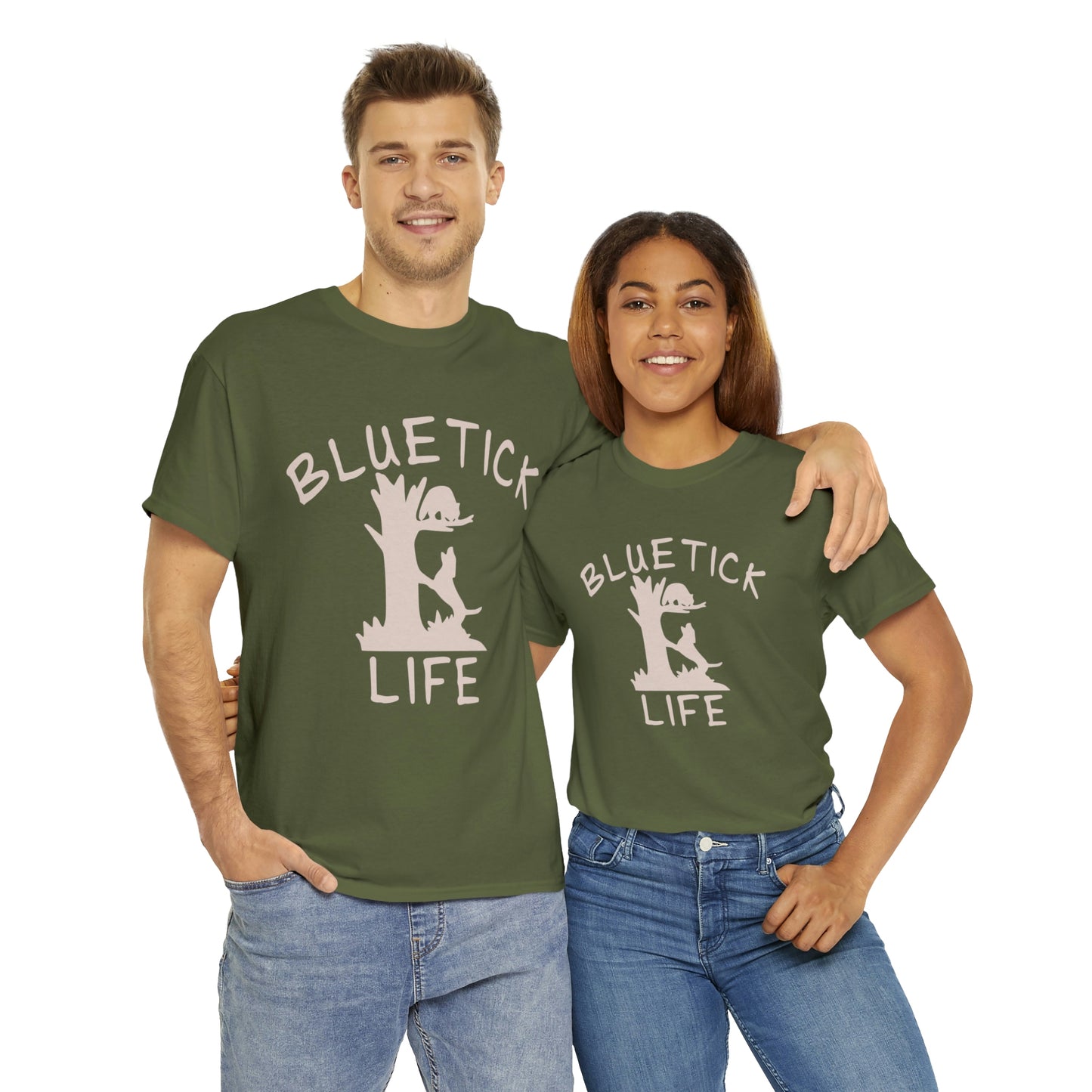 Bluetick Hound Coon Hunting Unisex Cotton Tee - coonhoundin