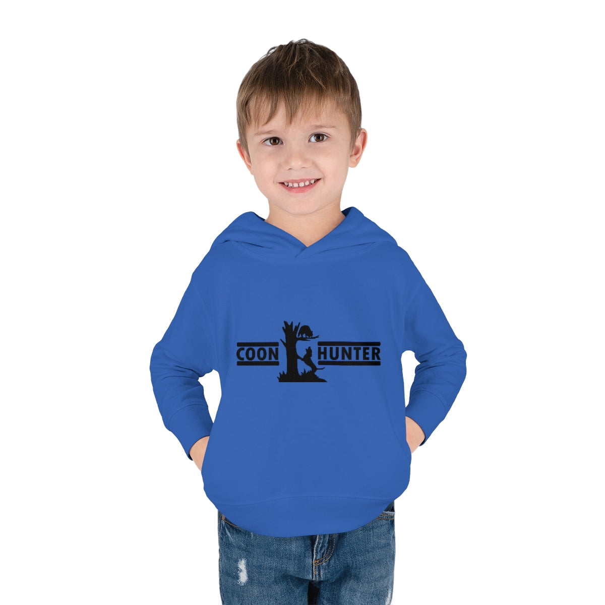 Coon Hunter Toddler Hooded Sweatshirt - coonhoundin
