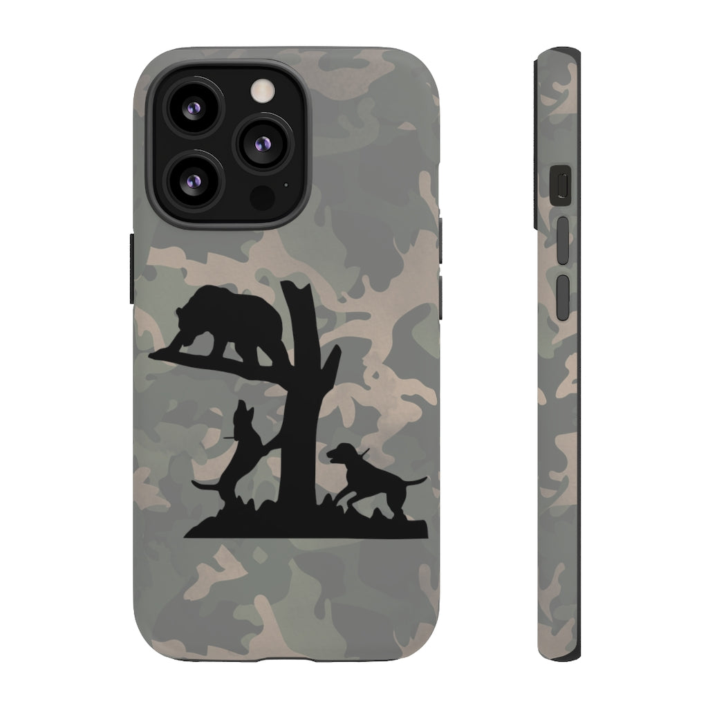 iPhone Camo Bear Hunting Tough Cases - coonhoundin