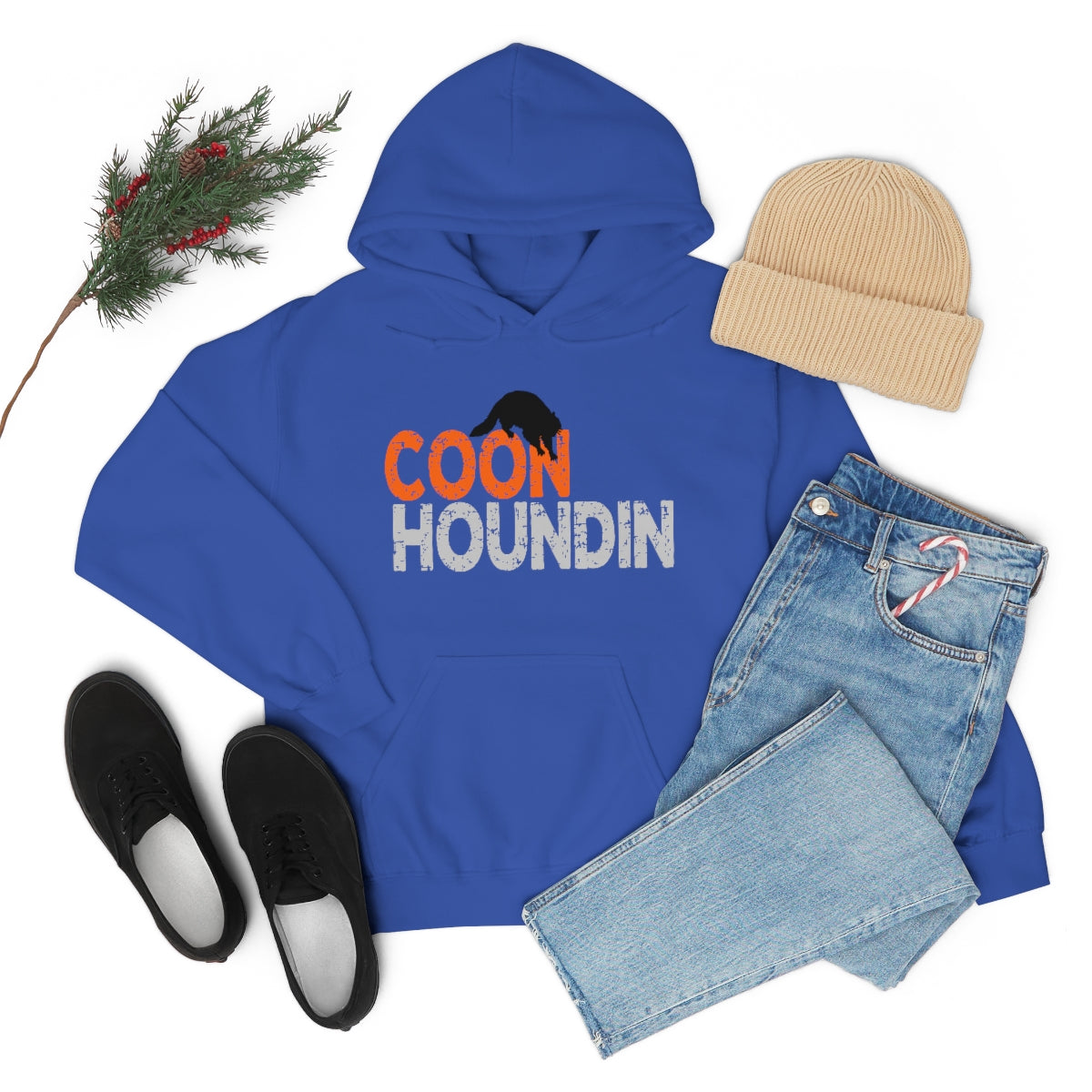 Coon Houndin Unisex Hooded Sweatshirt - coonhoundin