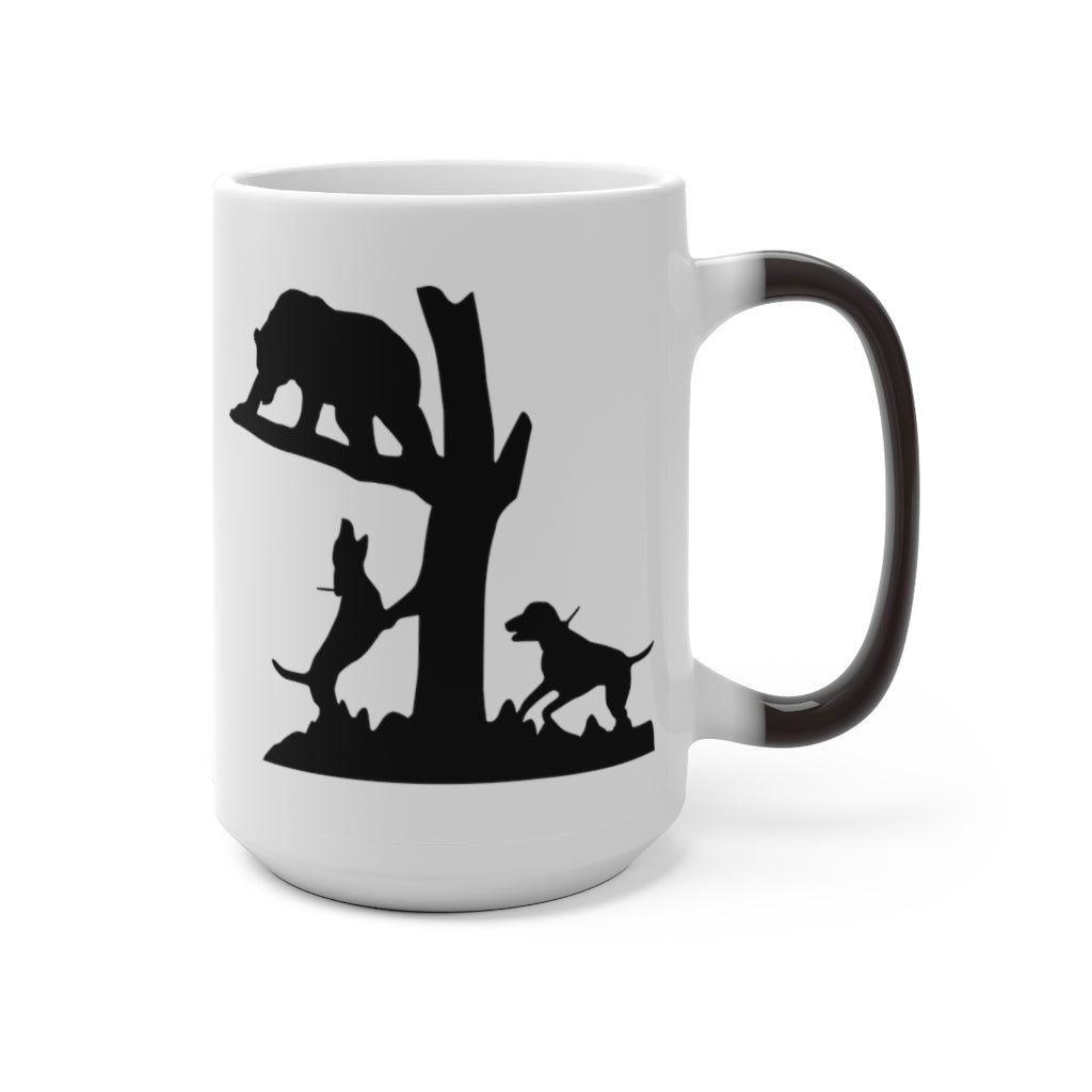 Bear Hunting Color Changing Mug - coonhoundin