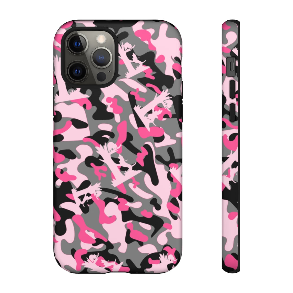 iPhone Pink Camo Treed Coon Tough Cases - coonhoundin