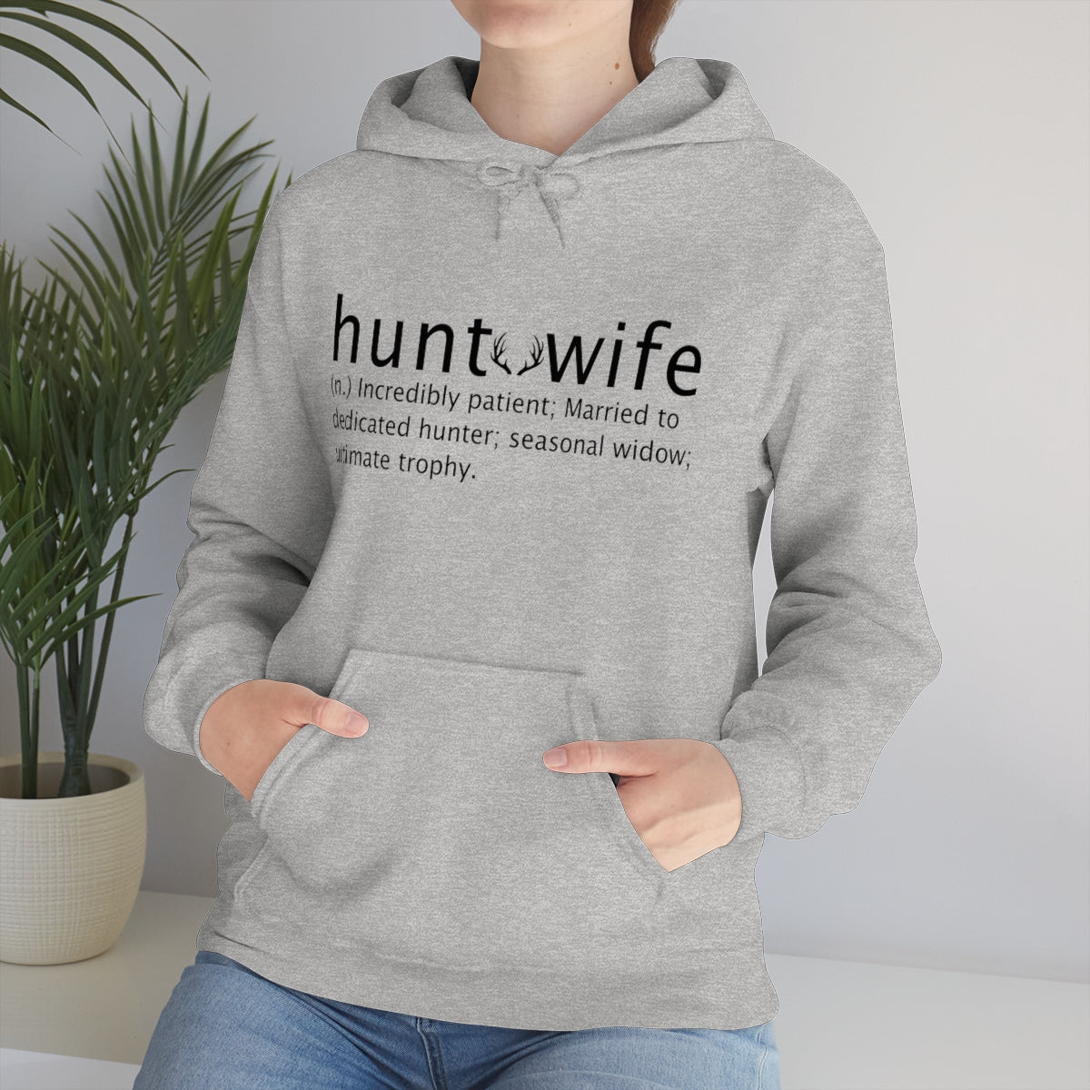 Hunt Wife Unisex Hooded Sweatshirt - coonhoundin