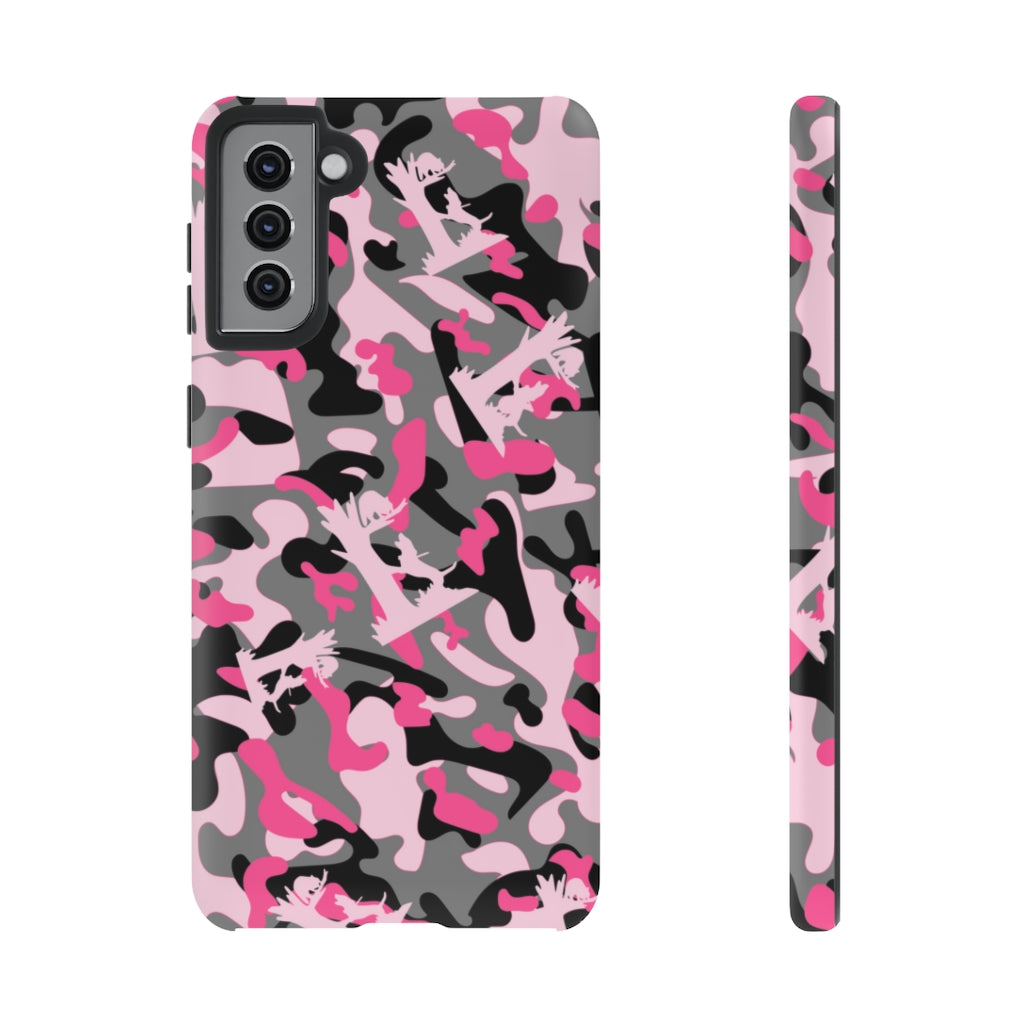 Samsung Treed Coon Pink Camo Tough Cases - coonhoundin