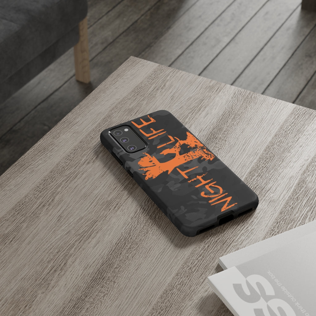 Night Life Black Camo Samsung Phone Cases - coonhoundin