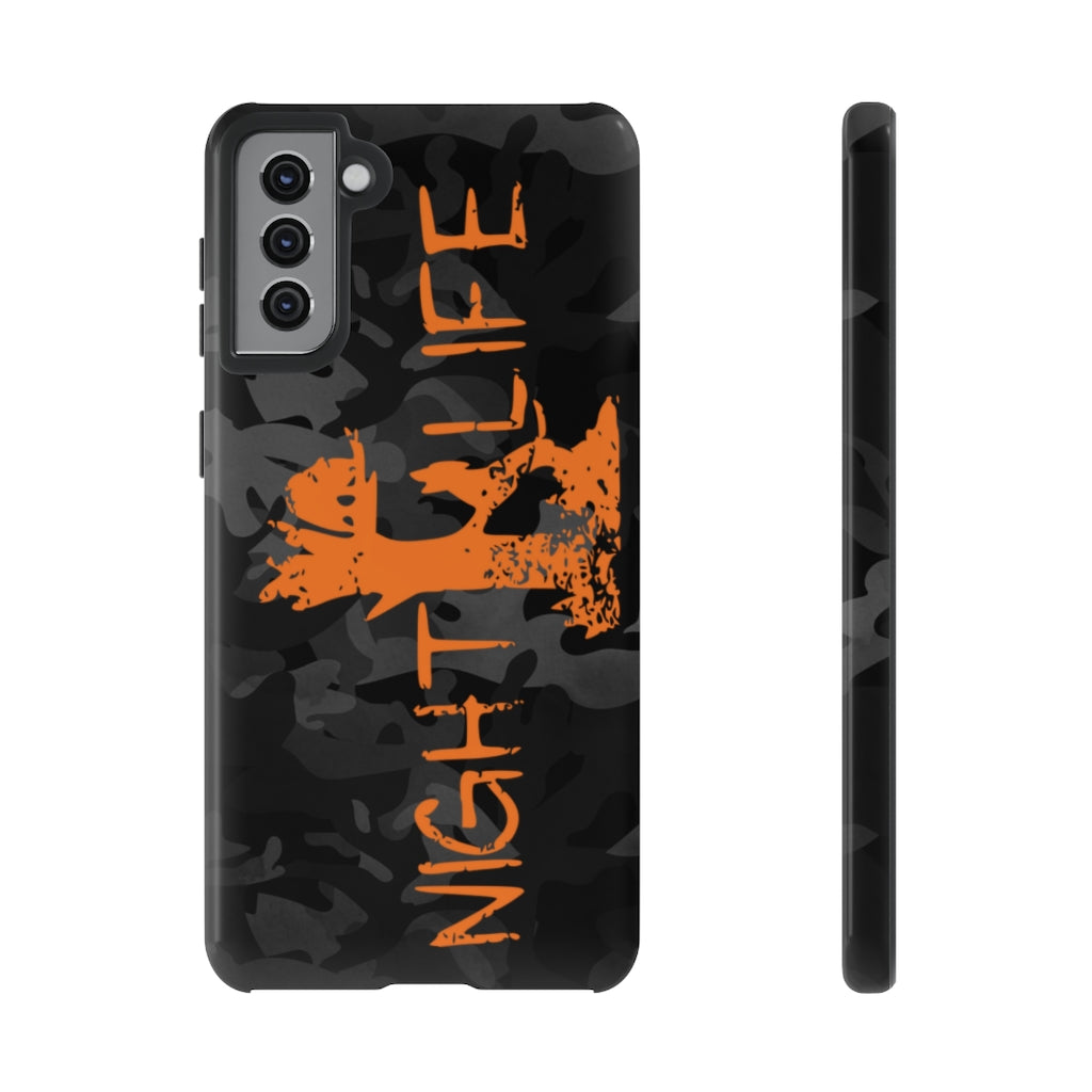 Night Life Black Camo Samsung Phone Cases - coonhoundin