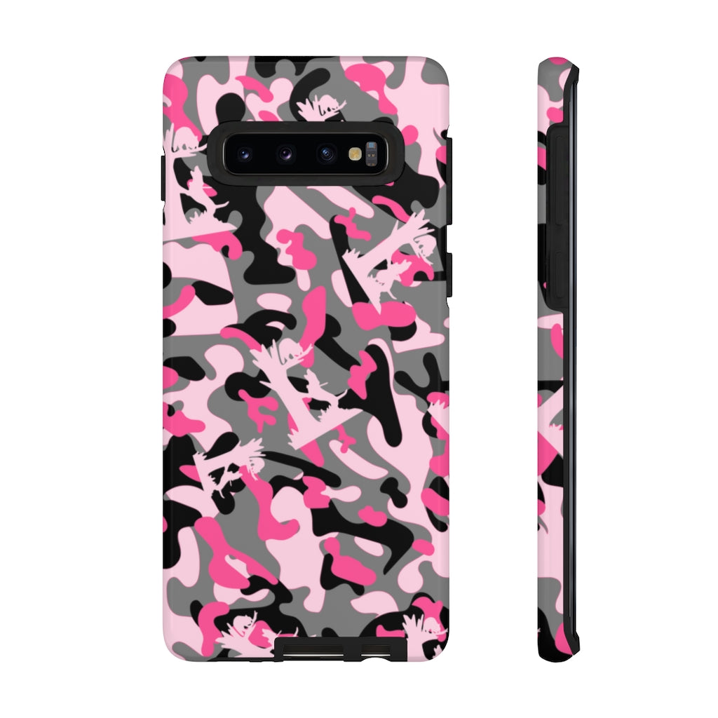 Samsung Treed Coon Pink Camo Tough Cases - coonhoundin