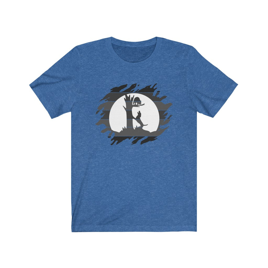 Treed Coon Moon Unisex Jersey Short Sleeve Tee - coonhoundin