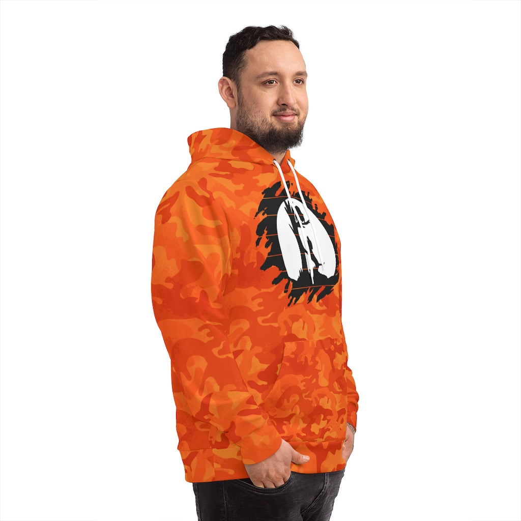 Orange Camo Adult Hoodie for the Coon Hunter - coonhoundin