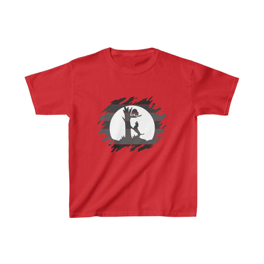 Youth Treed Coon in Moon Heavy Cotton™ Tee - coonhoundin