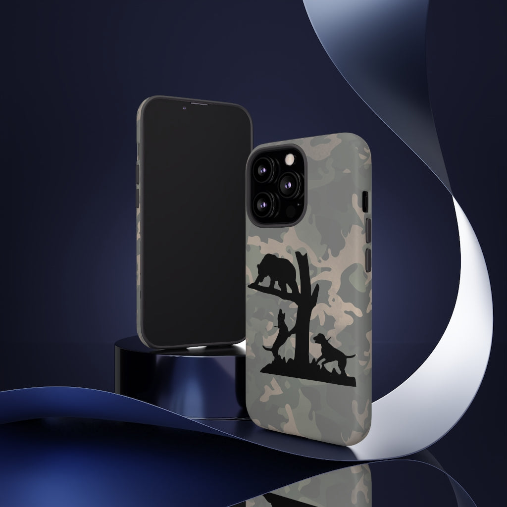 iPhone Camo Bear Hunting Tough Cases - coonhoundin
