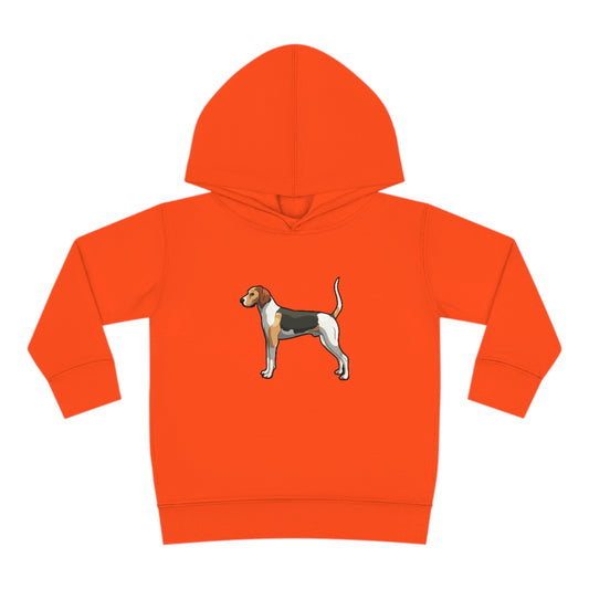 Coonhound Toddler Pullover Fleece Hoodie - coonhoundin