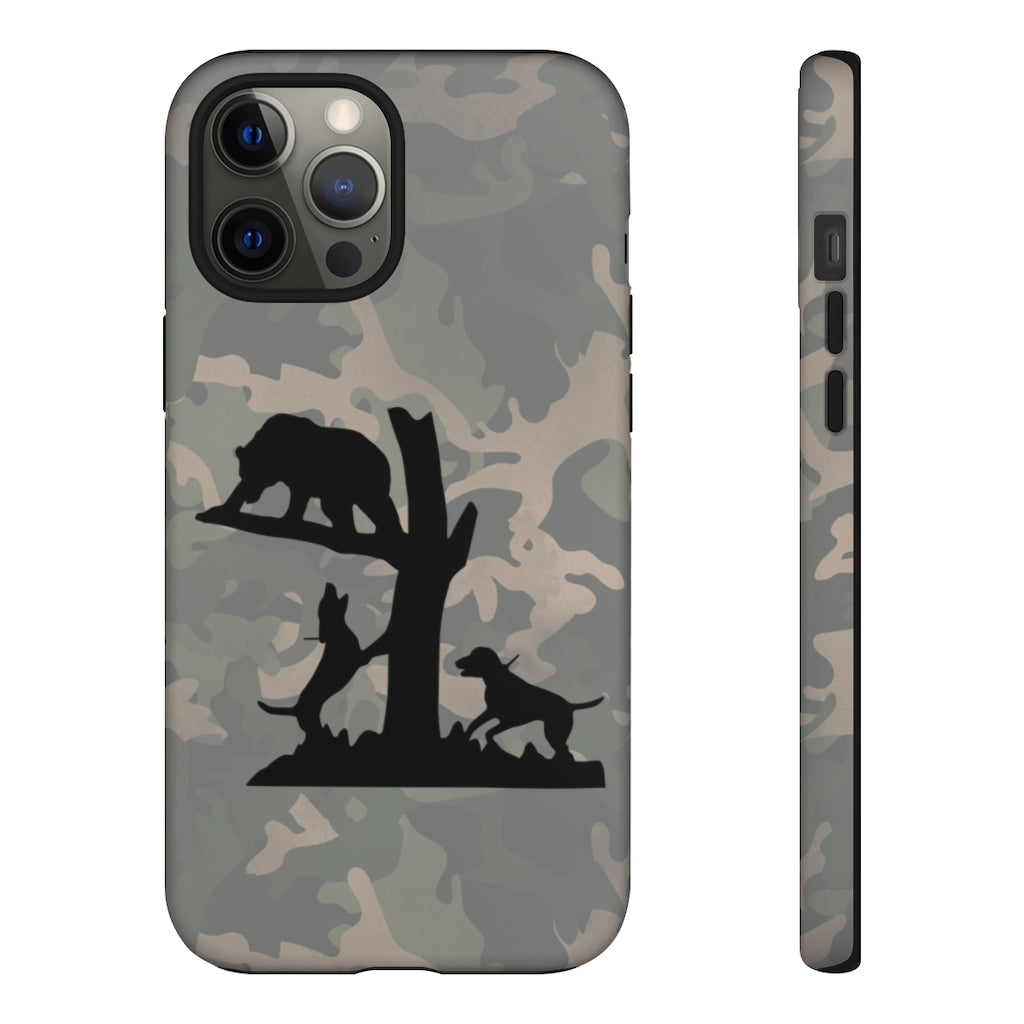 iPhone Camo Bear Hunting Tough Cases - coonhoundin