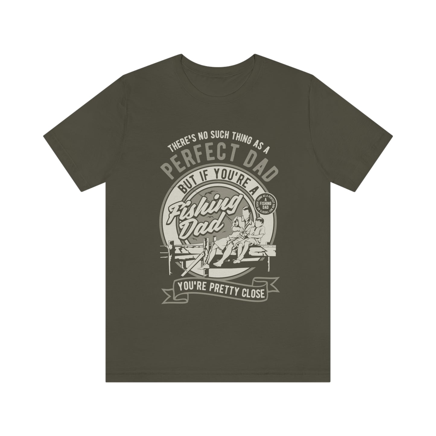 Fishing Dad Unisex Jersey Short Sleeve Tee - coonhoundin
