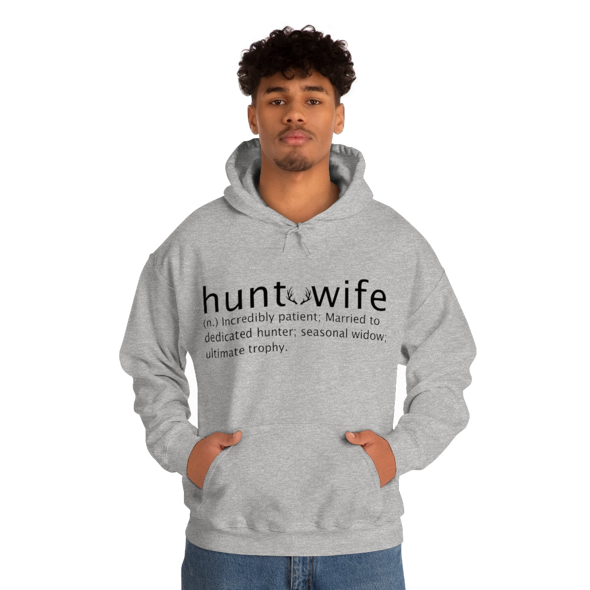 Hunt Wife Unisex Hooded Sweatshirt - coonhoundin