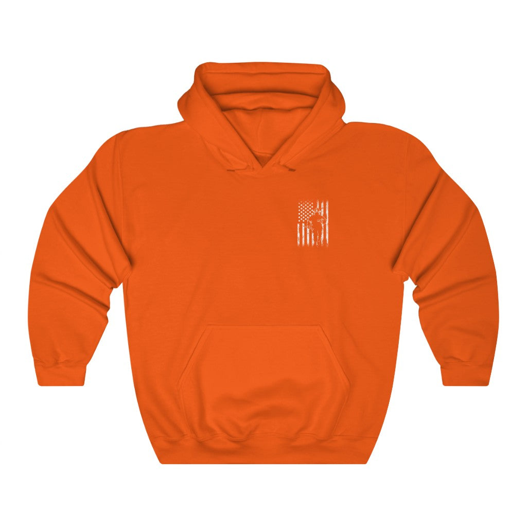 Fire and Courage Unisex Hooded Sweatshirt - coonhoundin
