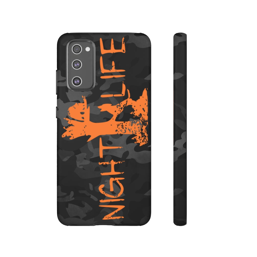 Night Life Black Camo Samsung Phone Cases - coonhoundin