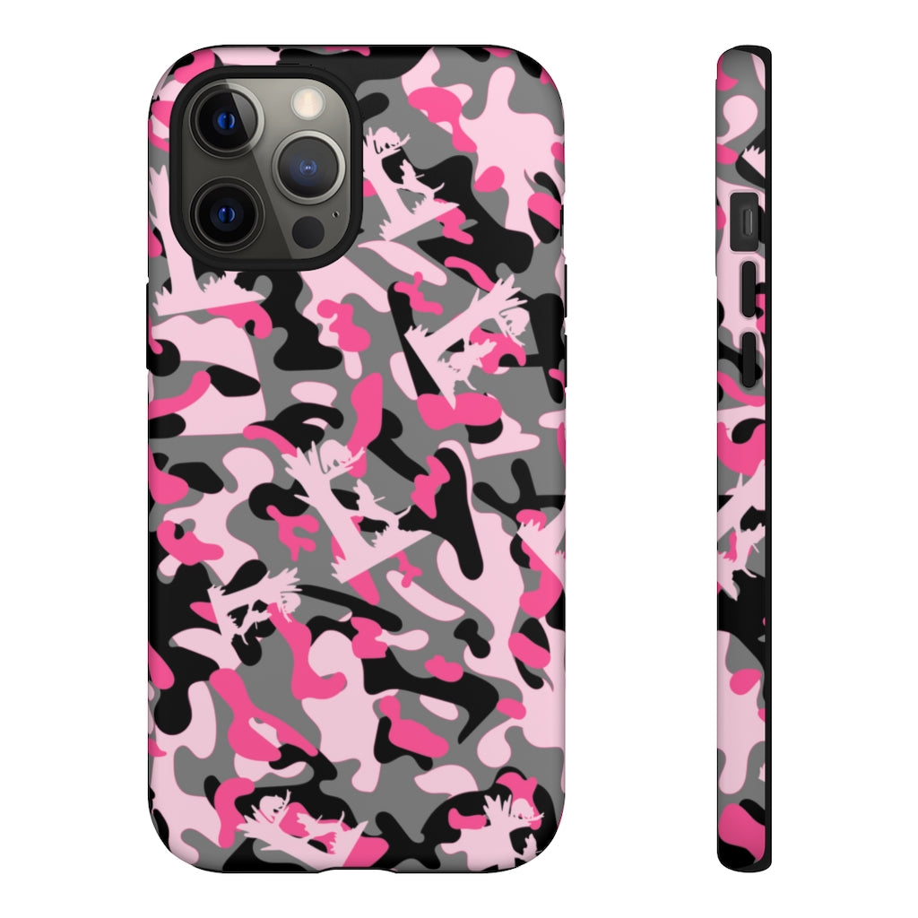 iPhone Pink Camo Treed Coon Tough Cases - coonhoundin