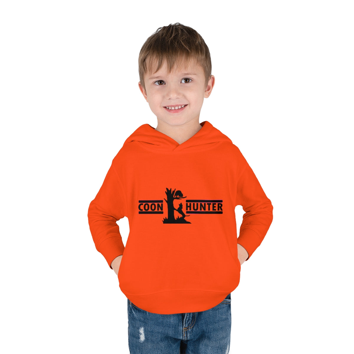 Coon Hunter Toddler Hooded Sweatshirt - coonhoundin