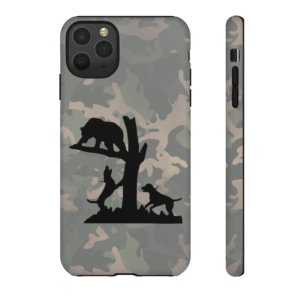 iPhone Camo Bear Hunting Tough Cases - coonhoundin