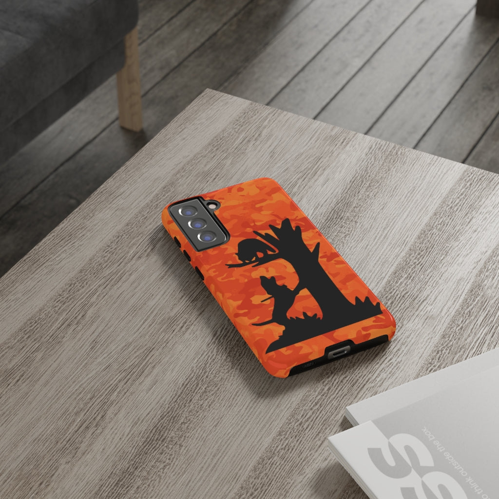 Samsung Treed Coon Orange Camo Tough Cases - coonhoundin