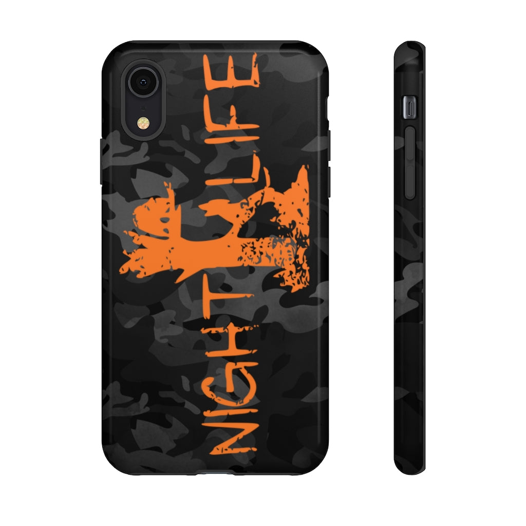 Black Camo Night Life iPhone Tough Cases - coonhoundin